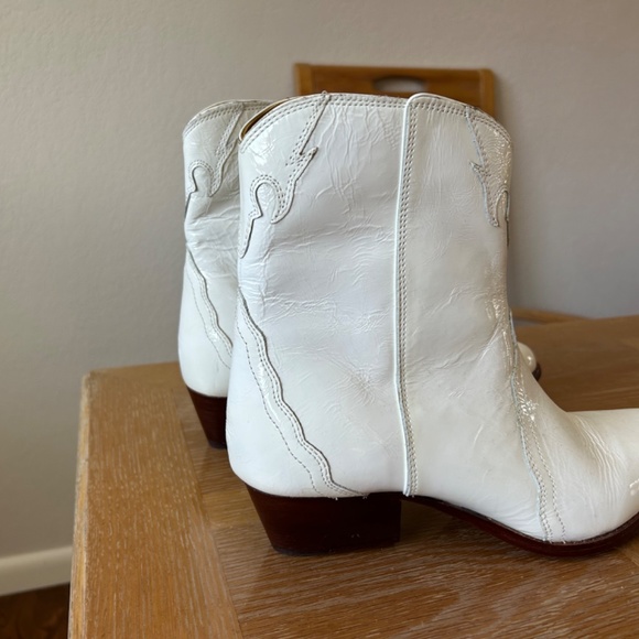 Free People! New Frontier Western Boots in Patent White NWOT! - Picture 6 of 13